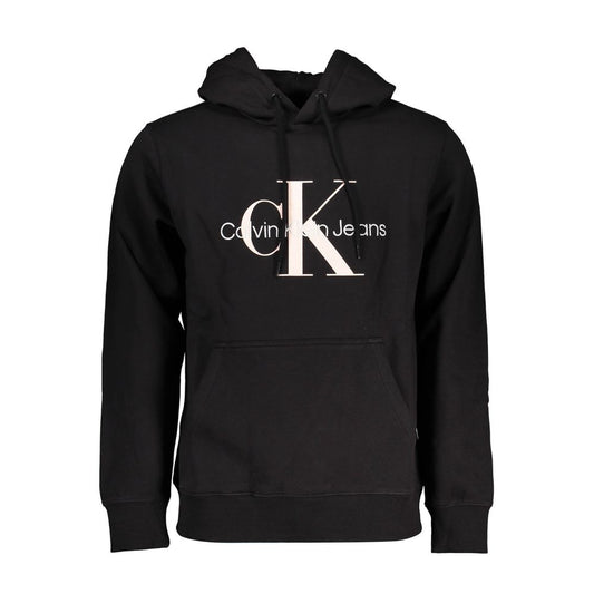 Calvin Klein Schwarzer Baumwollpullover für Männer
