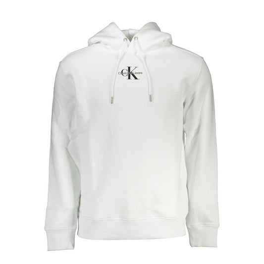 Calvin Klein Weißer Baumwollpullover