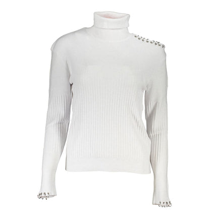 Patrizia Pepe Grauer Baumwollpullover