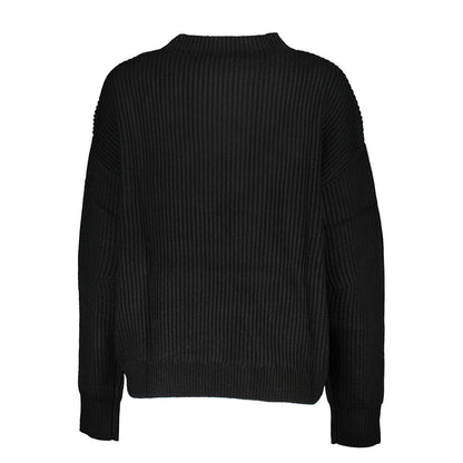 Patrizia Pepe Schwarzer Stoffpullover