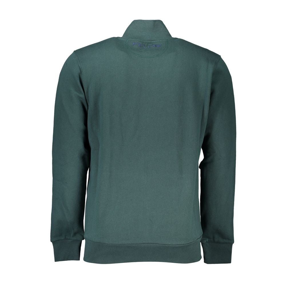 La Martina Grüner Baumwollpullover für Männer
