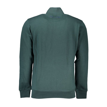 La Martina Grüner Baumwollpullover für Männer