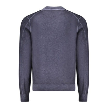 Hugo Boss Blauer Pullover aus Wolle