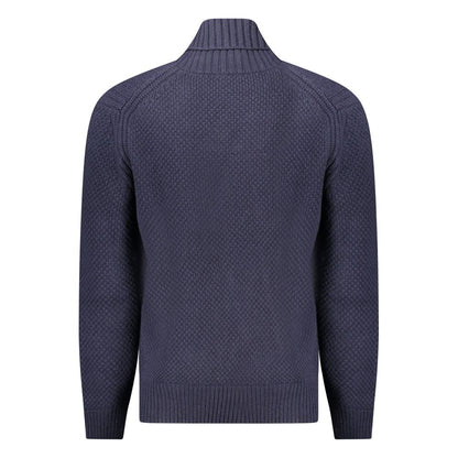 Hugo Boss Blauer Pullover aus Wolle