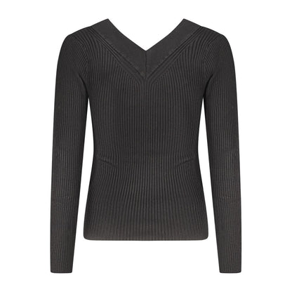 Guess Jeans Schwarzer Viskose-Pullover