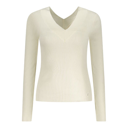 Guess Jeans Weißer Viskose-Pullover