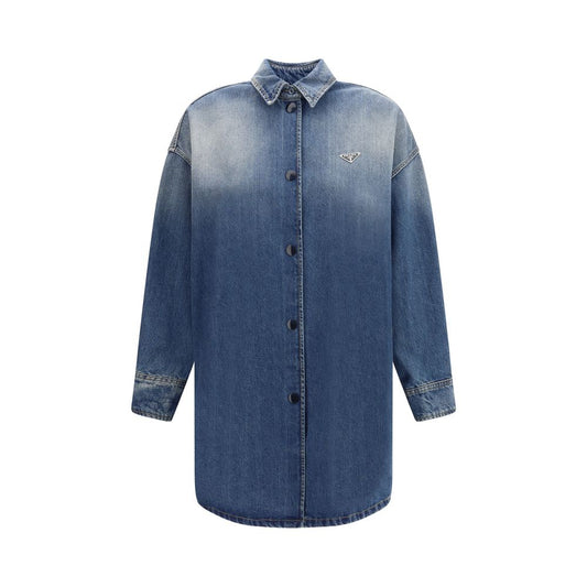Prada Hemdjacke aus Denim