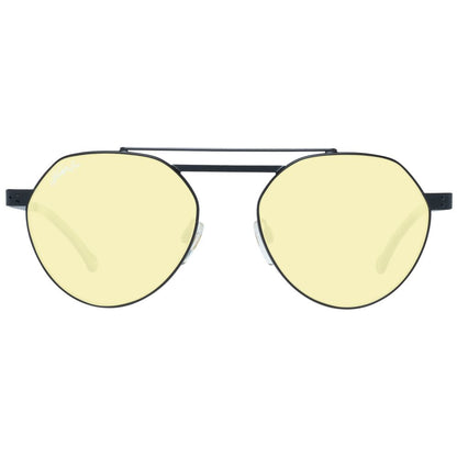 Hally&Son Schwarze Metall-Sonnenbrille