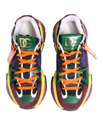 Dolce & Gabbana Multicolor Airmaster Herren Sneaker Schuhe