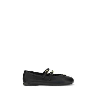 Prada Leder Ballerinas