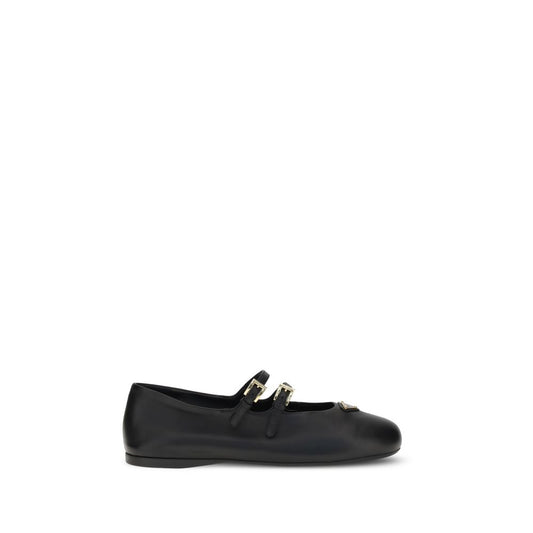 Prada Leder Ballerinas