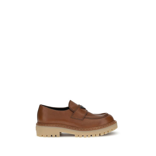 Prada Leder-Halbschuhe