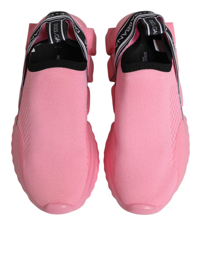 Dolce & Gabbana Rosa Sorrento Low Top Frauen Turnschuhe Schuhe
