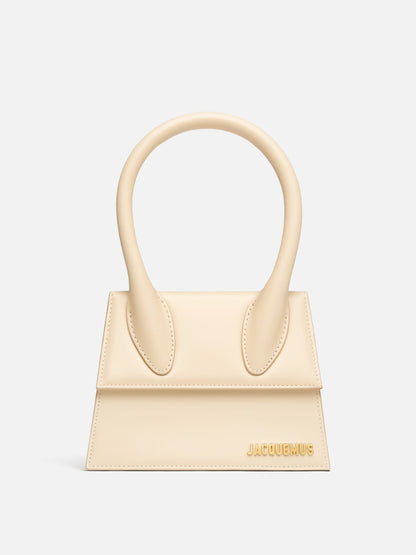 Jacquemus Le Chiquito Moyen Elfenbein Tasche