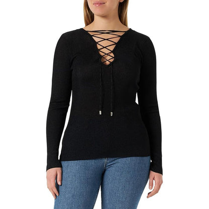 PINKO Schwarzer Viskose-Pullover