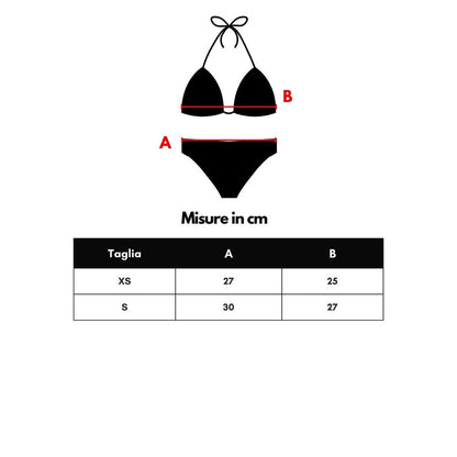 Bottega Veneta Bikini aus schwarzem Polyamid