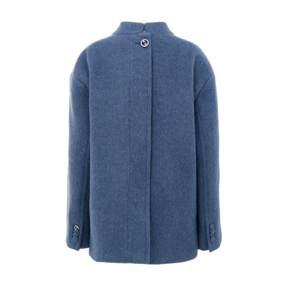 Gucci Hellblaue Wolljacken &amp