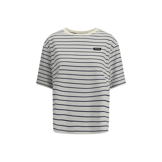 Miu Miu Gestreiftes T-Shirt