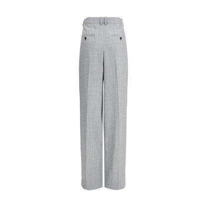 Saint Laurent Hose mit weitem Bein aus Wolle