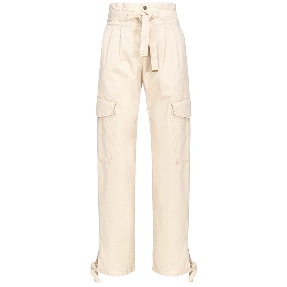 PINKO Weiß Baumwolle Frauen Pant