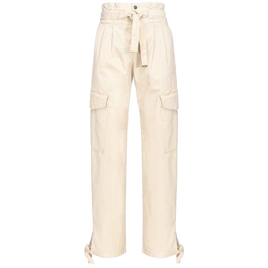 PINKO Weiß Baumwolle Frauen Pant