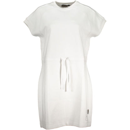 Napapijri Weißes Baumwollkleid