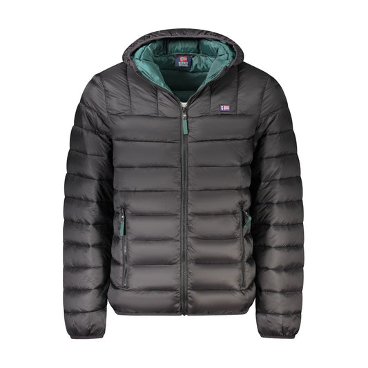 Norway 1963 Schwarze Polyamid Herren Jacke