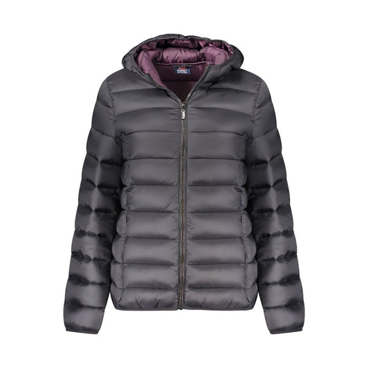 Norway 1963 Schwarze Polyamid Damen Jacke