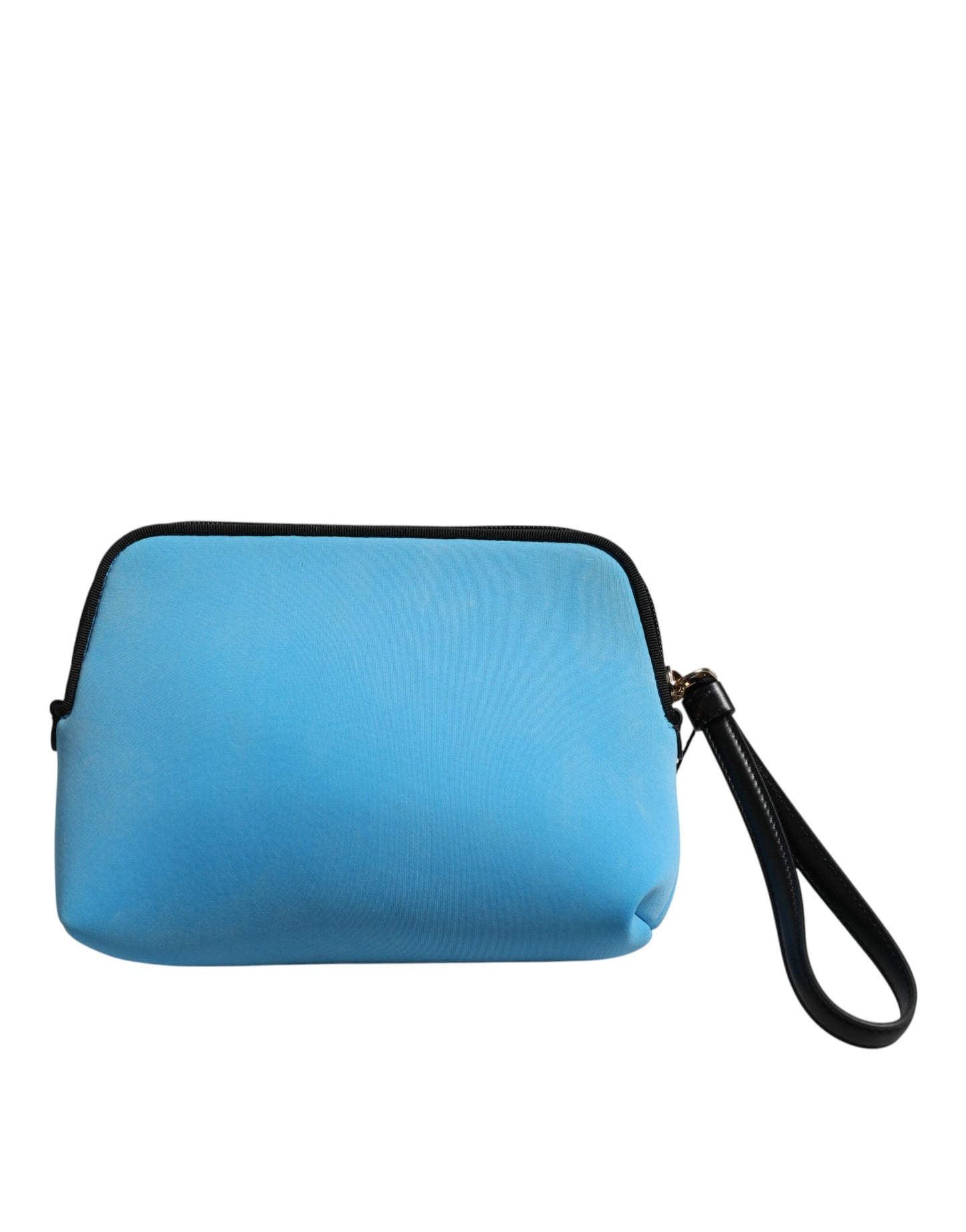 Dolce & Gabbana Blaue Nylon DG Logo Print Clutch Zip Pouch Tasche