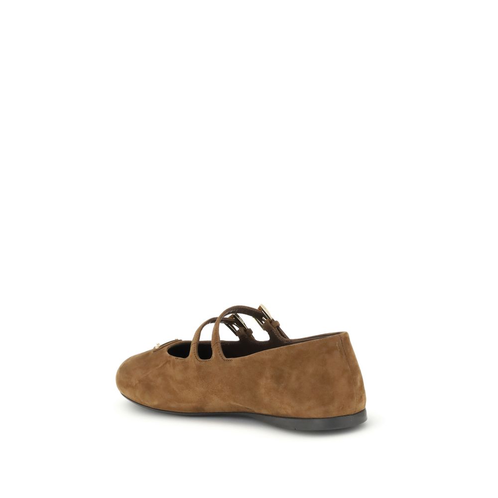 Prada Wildleder Ballerinas