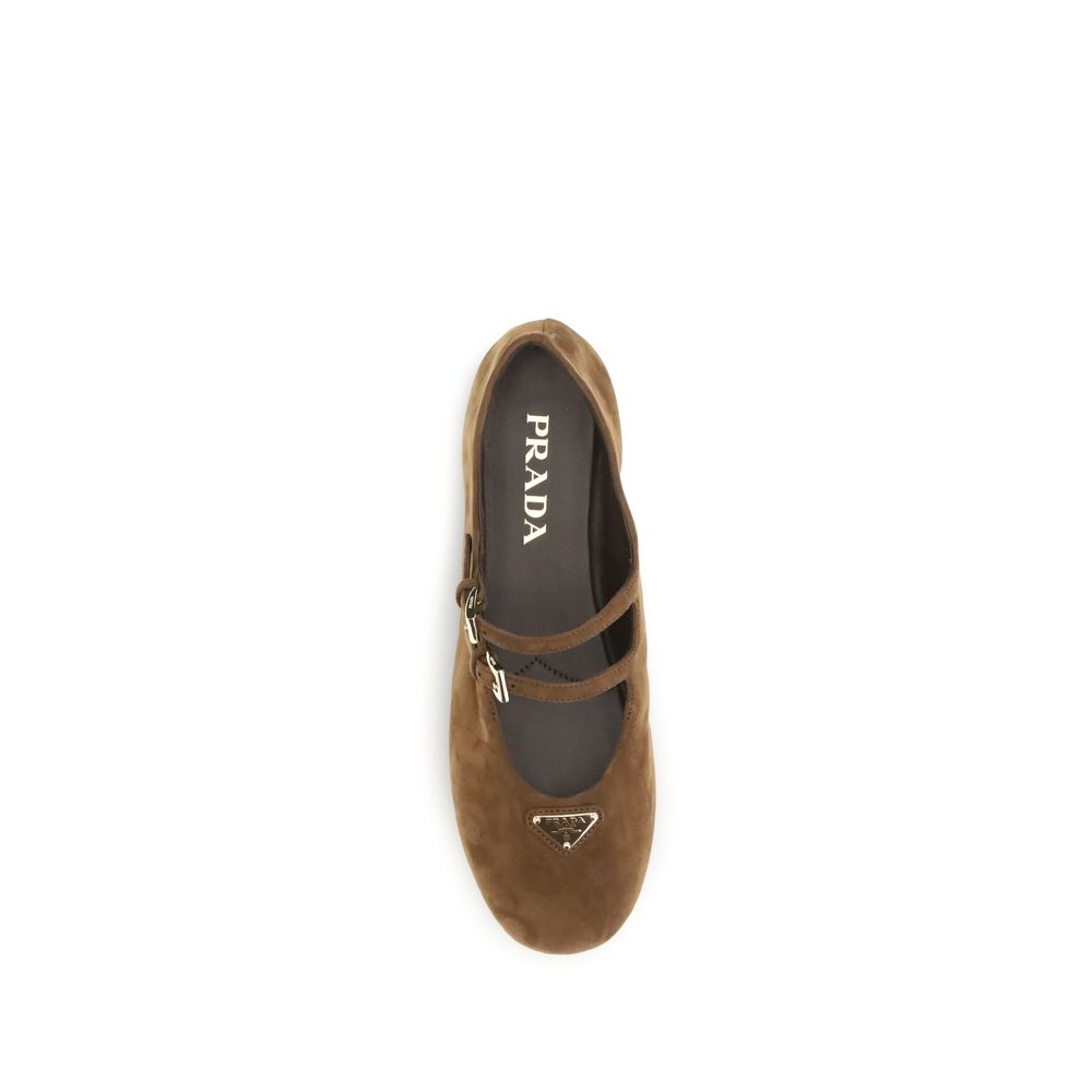 Prada Wildleder Ballerinas