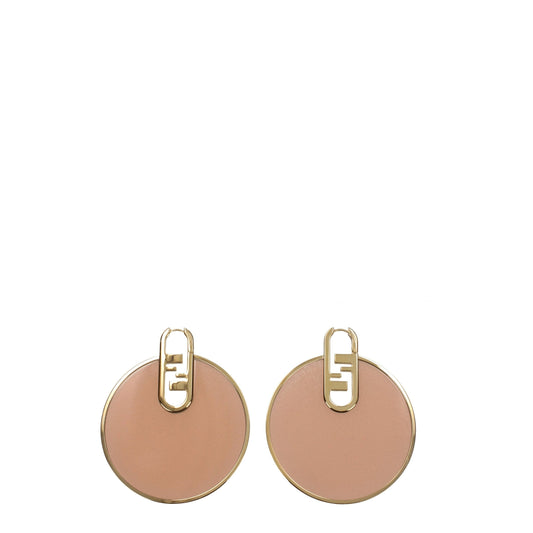 Fendi Rosa Plexiglas-Ohrringe