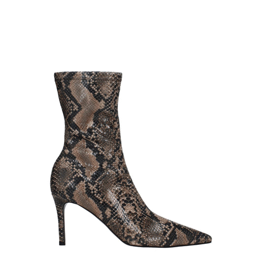 Stella McCartney Braune Lederstiefeletten