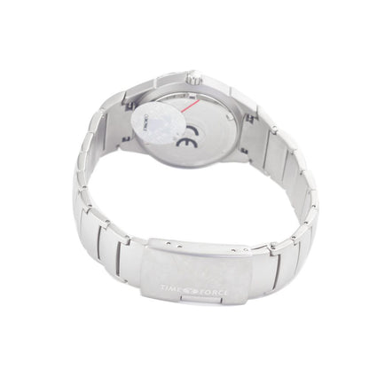 Time Force Silberne Uhr aus Edelstahl
