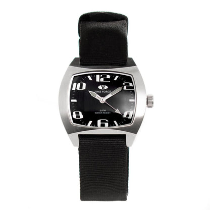 Time Force Schwarze Nylonuhr