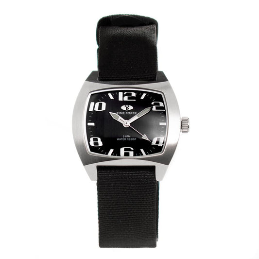 Time Force Schwarze Nylonuhr