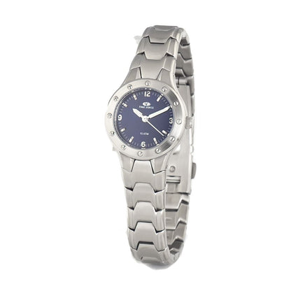 Time Force Silberne Uhr aus Edelstahl