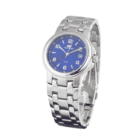 Time Force Silberne Uhr aus Edelstahl