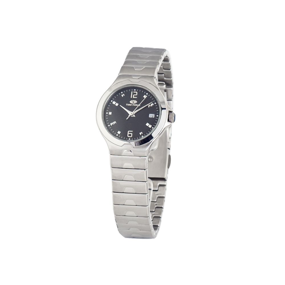 Time Force Silberne Uhr aus Edelstahl