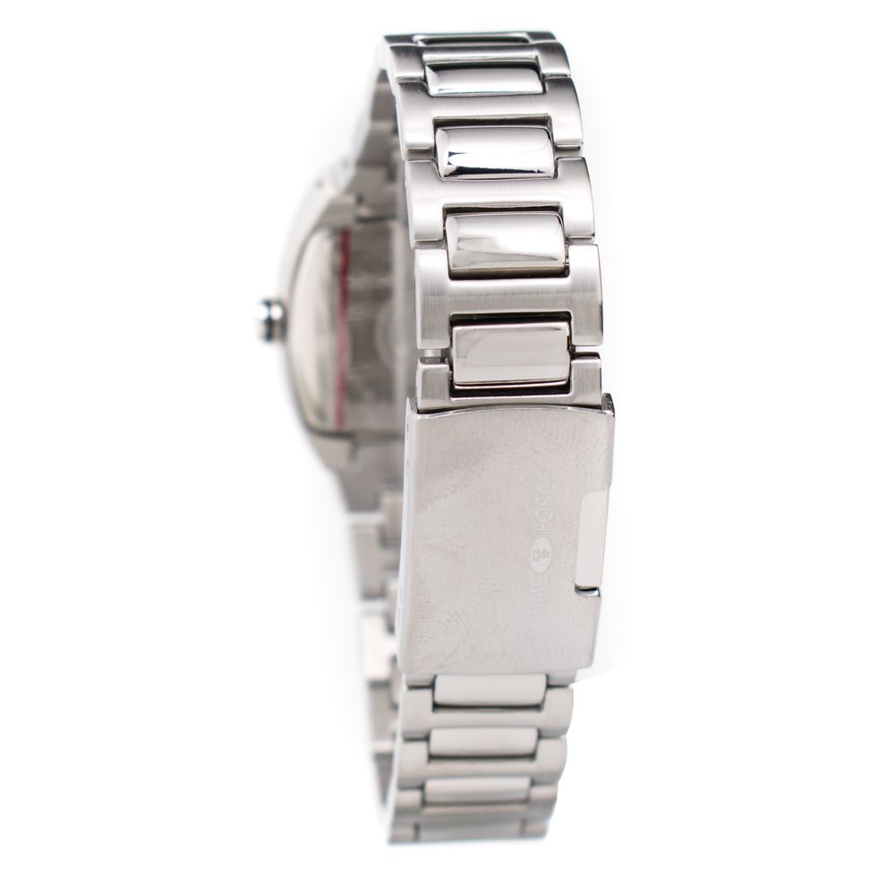 Time Force Silberne Uhr aus Edelstahl