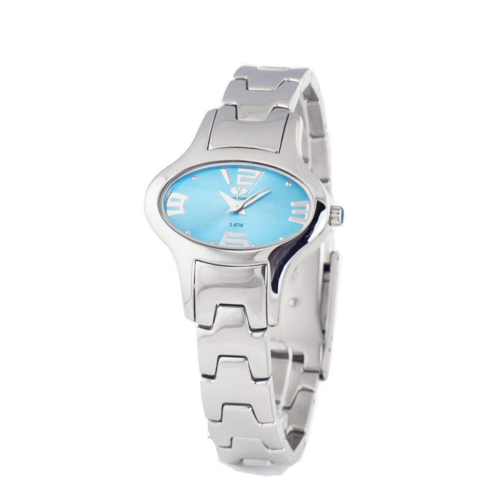 Time Force Silberne Uhr aus Edelstahl