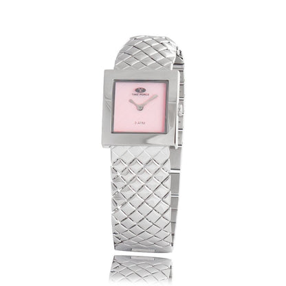 Time Force Silberne Uhr aus Edelstahl