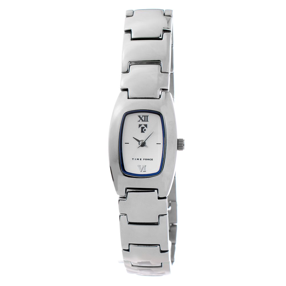 Time Force Silberne Uhr aus Edelstahl