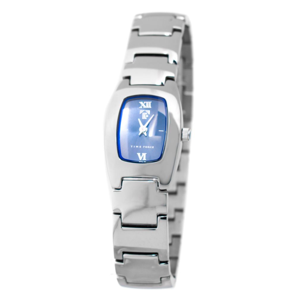 Time Force Silberne Uhr aus Edelstahl