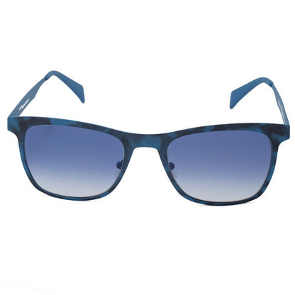 Italia Independent Blaue Metall-Sonnenbrille