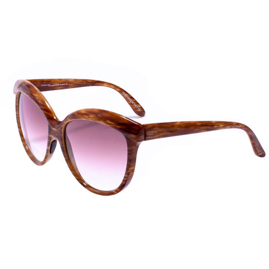 Italia Independent Braune Acetat-Sonnenbrille