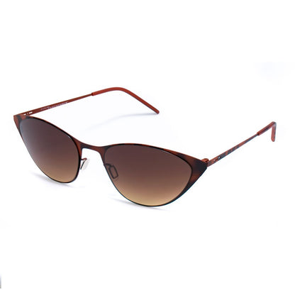 Italia Independent Braune Metall-Sonnenbrille