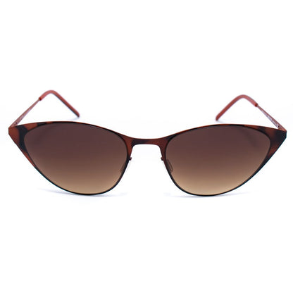 Italia Independent Braune Metall-Sonnenbrille