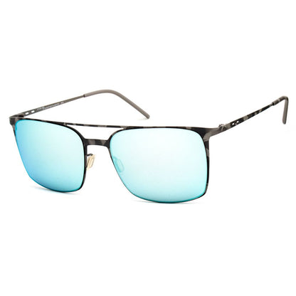 Italia Independent Graue Metall-Sonnenbrille