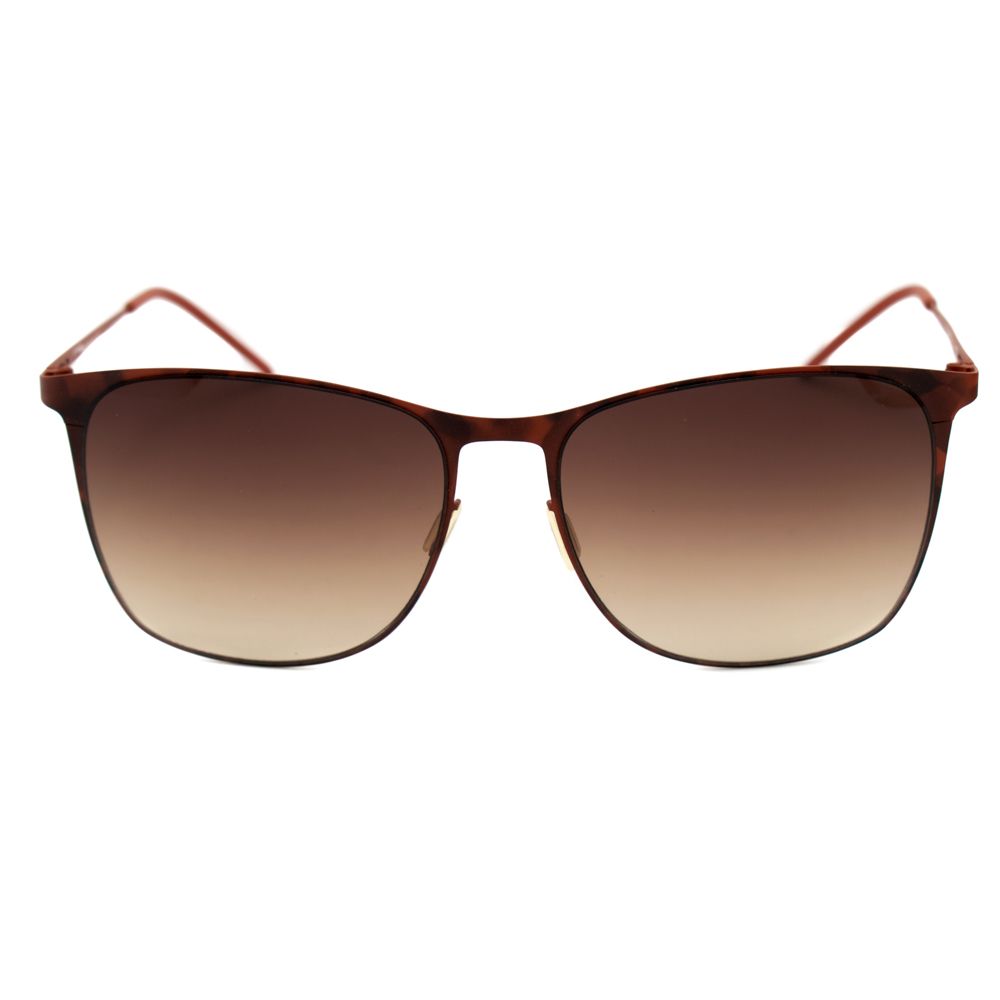 Italia Independent Braune Metall-Sonnenbrille